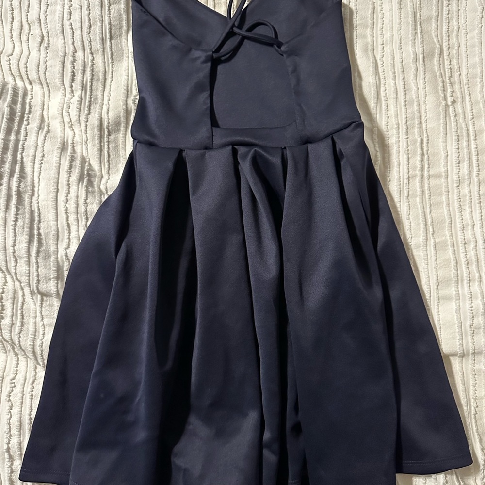 Navy dress worn once